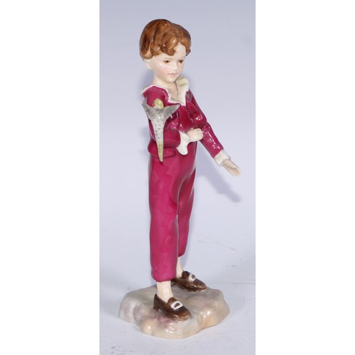 755 - A Royal Worcester figure, November, modelled by Freda Doughty, model no. 3418, printed marks; Friday... 