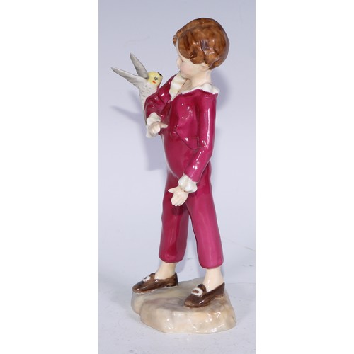 755 - A Royal Worcester figure, November, modelled by Freda Doughty, model no. 3418, printed marks; Friday... 