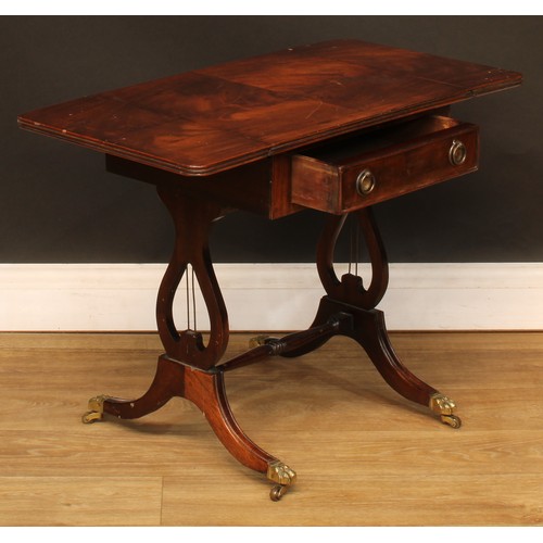 356 - A George II style bedside or lamp table; an Edwardian bedroom cabinet; another; a folding three-tier... 