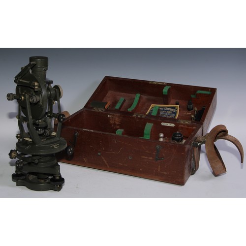 392 - A surveyor’s theodolite, by John Davis and Son Ltd, complete, in original transit case