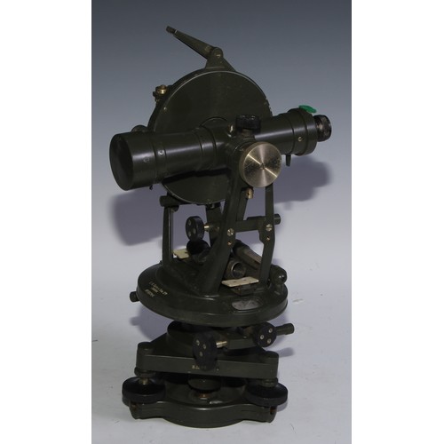 392 - A surveyor’s theodolite, by John Davis and Son Ltd, complete, in original transit case