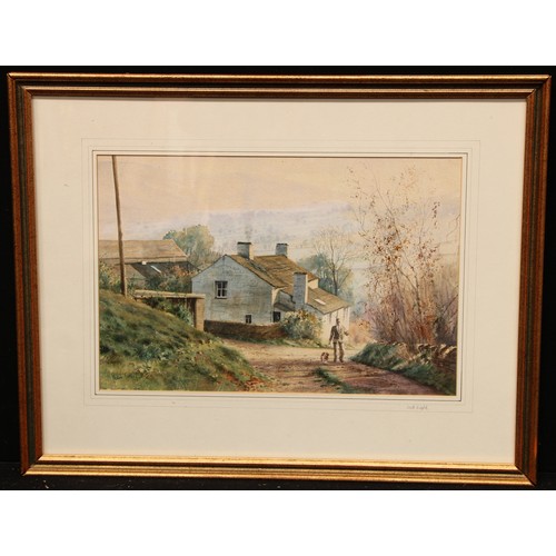 555 - Robin Smith (20th century)
Last Light, Dent West Yorkshire
signed, titled to verso, watercolour, 30c... 