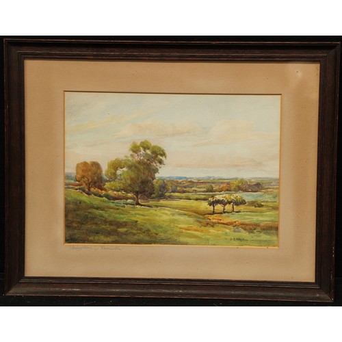 550 - John Porter Wale (1860 - 1920)
Spring Time Burnaston
signed, watercolour, 18cm x 28cm