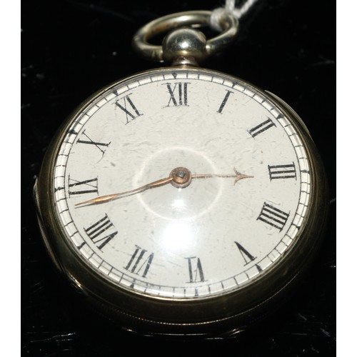 71A - A George III pair cased verge fusee pocket watch, by Robert Fleetwood, Abchurch Lane, London, 4cm di... 