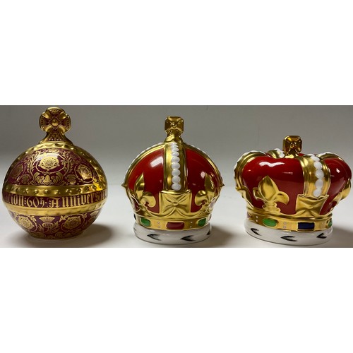 328 - A Royal Crown Derby paperweight, Coronation Orb, to celebrate the 60th Anniversary of the Coronation... 