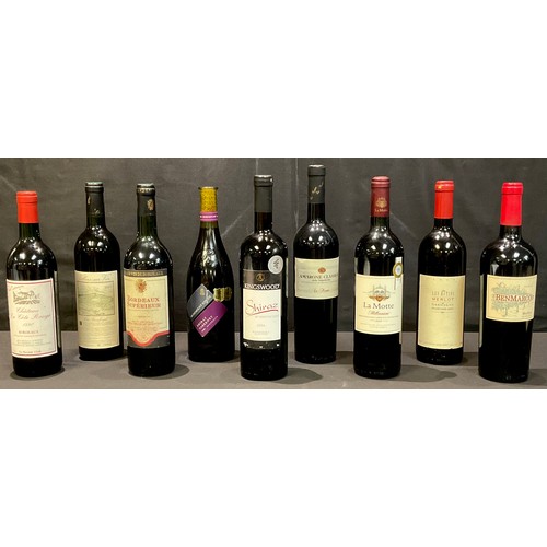 89 - Wine - Kingswood Shiraz 2004;  Chateau la Cote Rouge 1990;  Bordeaux Superieur 2002;  Ben Marco Malb... 