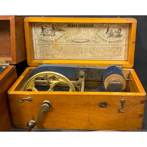 97 - A Victorian Electric Shock Machine, The Newly Invented Improved Magneto Electric Machine for Nervous... 