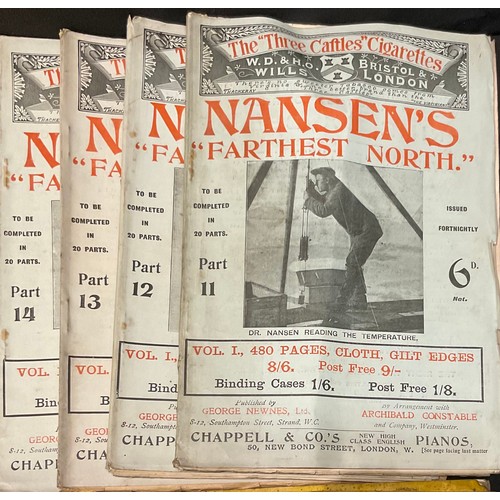 148 - Magazines and Periodicals - Nansen's Farthest North complete set of twenty, 1898; The Cricketer, 192... 