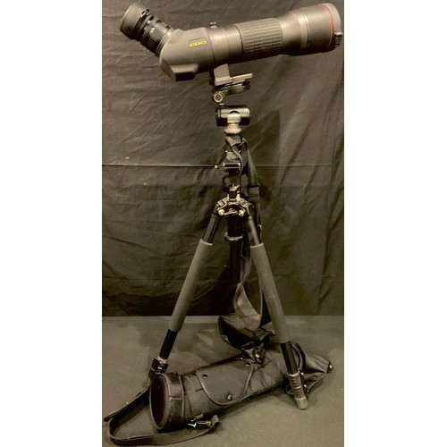 177 - A Nikon EDG Fieldscope, with Nikon FEP-20-60 waterproof lens, Velbon Delta V tripod stand (2)