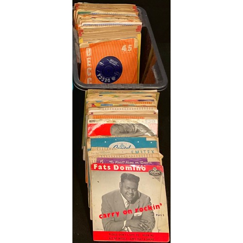 460 - Vinyl Records - singles - including Eddie Cochran, Billy Fury, Fats Domino, Duane Eddy, The Hollies,... 