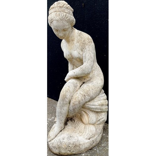 3060 - A reconstituted garden statue, of a bather, 61cm high


**Please note that some of the lots in this ... 