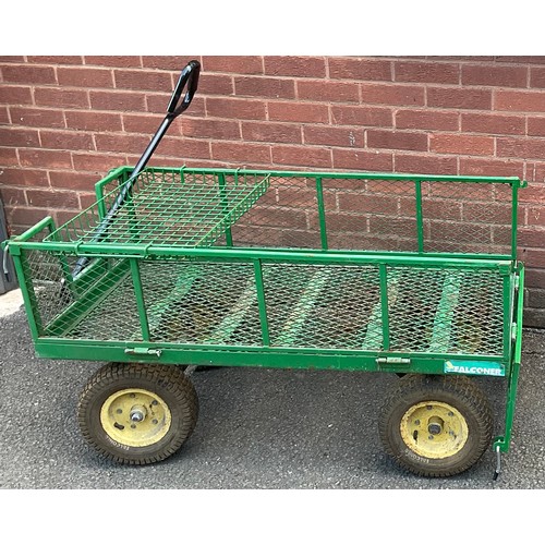 3124 - A garden pull-a-long trolley length 121cm width 61cm


**Please note that some of the lots in this a... 