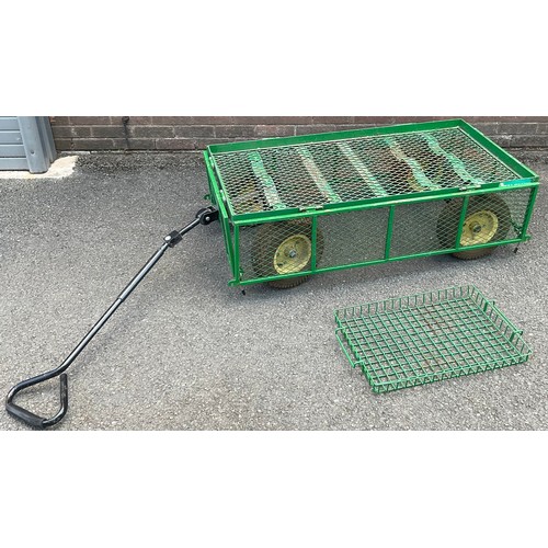 3124 - A garden pull-a-long trolley length 121cm width 61cm


**Please note that some of the lots in this a... 