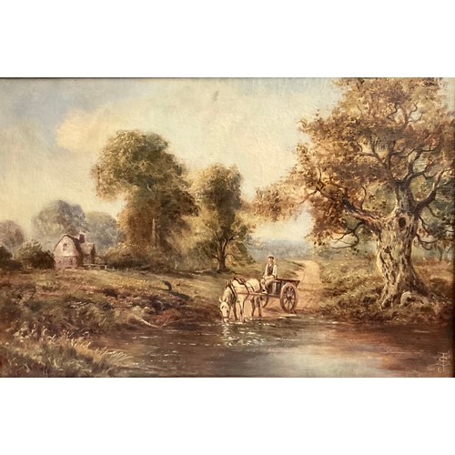 1233 - Sidney Yates Johnson (fl.1900-1910)
A pair, On Their Homeward Way, Guildford, Surrey and On the Rive... 