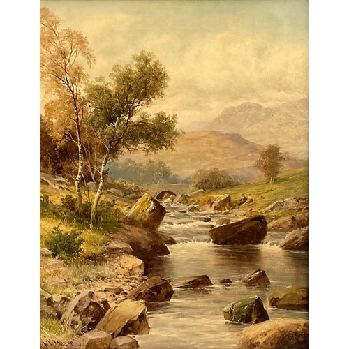 1244 - William Henry Mander (1850 - 1922)
The Stream from Aberystwyth
signed, inscribed to verso, oil on ca... 