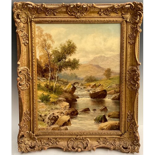 1244 - William Henry Mander (1850 - 1922)
The Stream from Aberystwyth
signed, inscribed to verso, oil on ca... 