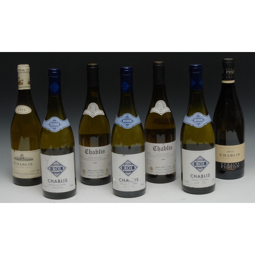 1298 - Maison Fort du Roi Chablis 2012, 12.5% 75cl (3);  Berry Brothers & Rudd, Chablis, 2013;  another, 20... 