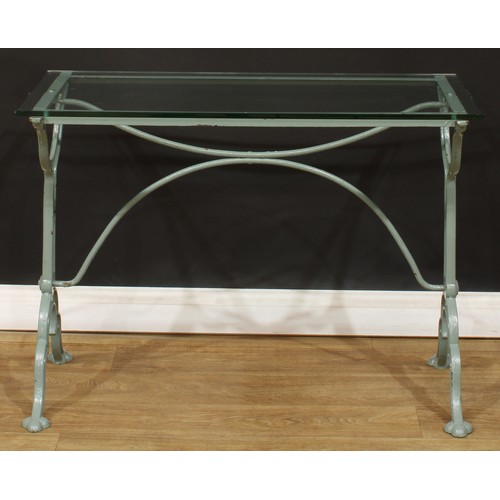 A findesiècle French cast iron patisserie table, by Pierre Ouvrier, E