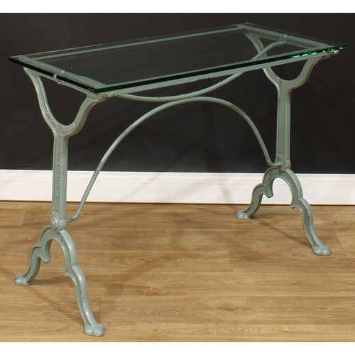 A findesiècle French cast iron patisserie table, by Pierre Ouvrier, E