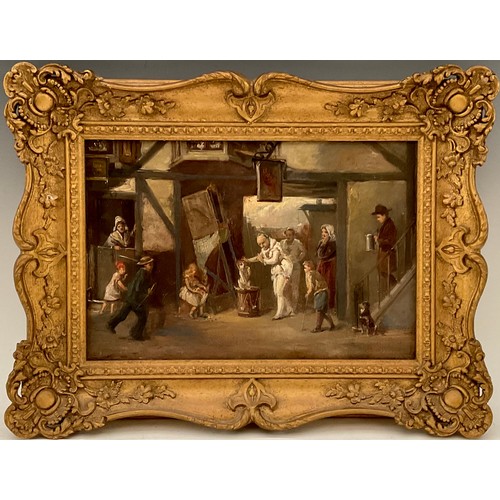 1240 - W Gray (19th century)
Punch and Judy Show, with Tobias the Performing Dog
signed, dated 1880, oil on... 