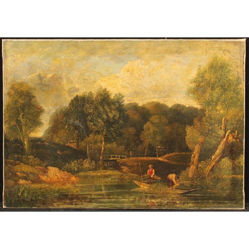 1145 - English School (19th century)
Gathering Reeds
oil on canvas, 66cm x 94cm