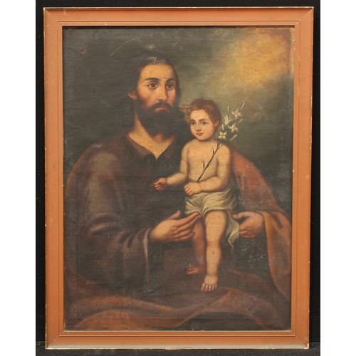 1234 - South European School (19th century)
St Joseph with the Infant Christ
oil on canvas, 83cm x 62cm