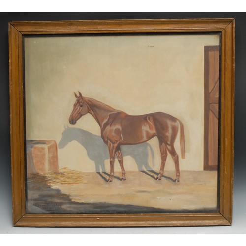 1235 - Susan Terrot
Horse in a Stable
signed, dated 1932, oil on canvas, 54cm x 60cm