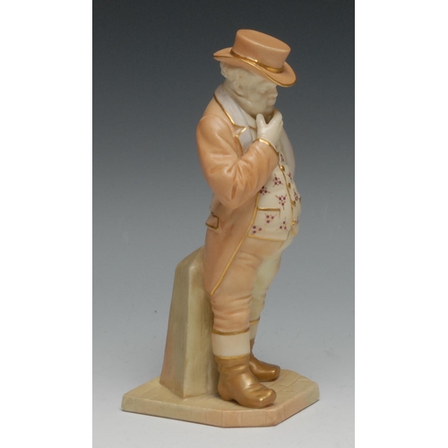 618 - A Royal Worcester figure, modelled by James Hadley, John Bull, from the Countries of the World serie... 