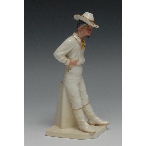 675 - Royal Worcester figure, modelled by James Hadley, Yankee, from the Countries of the World series,  p... 