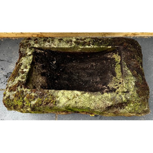 3130a - A Derbyshire gritstone rectangular trough, 22cm high, 53cm wide, 31cm deep


**Please note that some... 