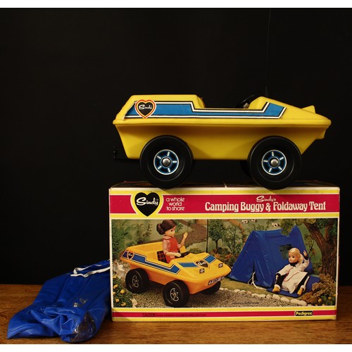 4089 - A Pedigree Sindy 44769 Range Rover, red body, boxed; a Pedigree Sindy 44384 motorcycle with helmet a... 