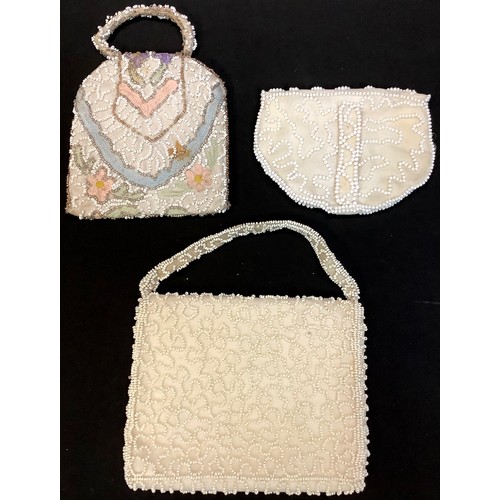 292 - Lady's Accessories - a collection of three beadwork evening purses/bags (3)