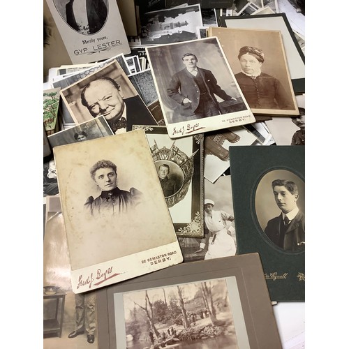 316 - A collection of early 20th century and later postcards, mostly topographical, portraiture and social... 