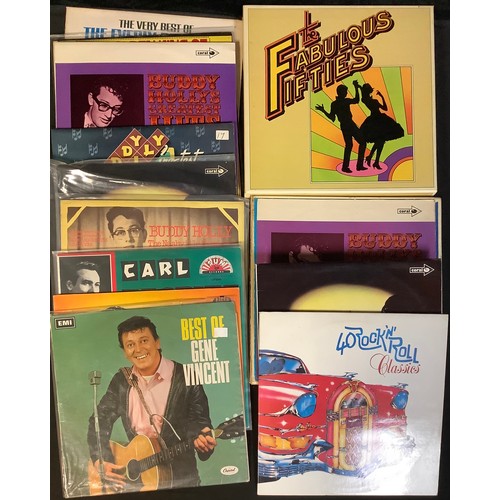 421 - Vinyl Records - Rock and Roll LP's including Gene Vincent, Bill Haley, Buddy Holly, Little Richard, ... 