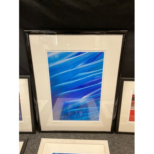 28 - Robert Rowe, fine art photography, ‘Flow Lines’ abstract composition, signed in pencil to mount, 44c... 