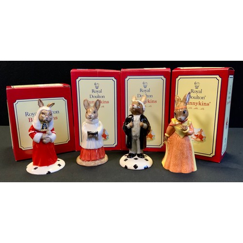 98 - A Royal Doulton Bunnykins model, Judge Bunnykins;  others Lawyer Bunnykins,  Choir Singer Bunnykins,... 