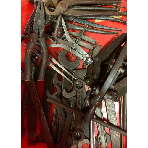 148 - Tools - Engineering and Motoring inc spanners, wrenches, hacksaws, tap and die sets, drill bits, cla... 