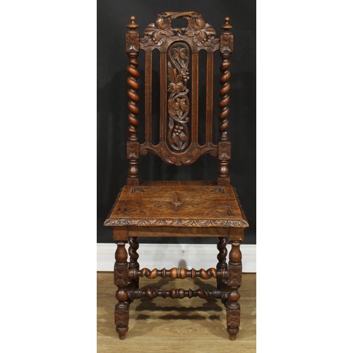 221 - A Victorian mahogany prie-dieu chair, 109cm high, 46cm wide, the seat 42.5cm wide and 38cm deep; a V... 