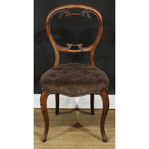 221 - A Victorian mahogany prie-dieu chair, 109cm high, 46cm wide, the seat 42.5cm wide and 38cm deep; a V... 