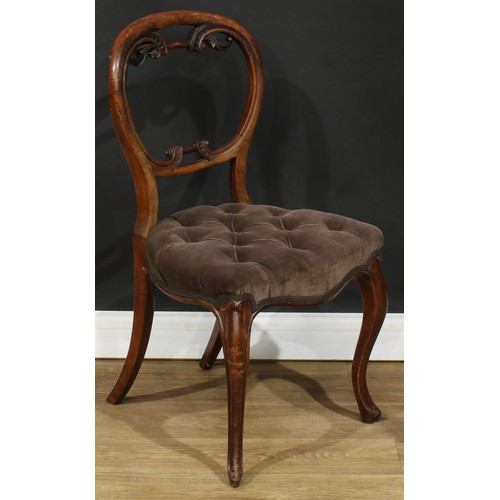 221 - A Victorian mahogany prie-dieu chair, 109cm high, 46cm wide, the seat 42.5cm wide and 38cm deep; a V... 