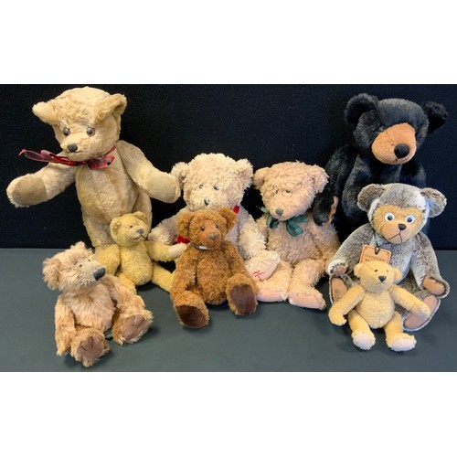 267 - Soft Toys - a Robin Rive Roosevelt Cub limited edition bear;  others Russ Rigby & Desmond;  Madrigal... 