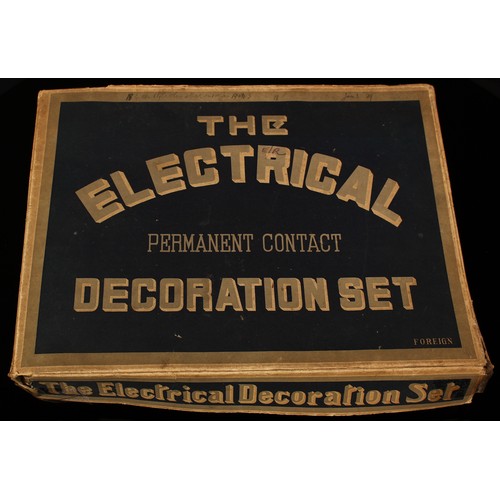 4080 - A set of 1940's novelty decorative Christmas light bulbs, The Electrical Permanent Contact Decoratio... 