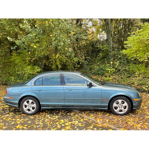 1 - A 2000 Jaguar S-Type four door saloon car, 3.0 litre V6 SE, petrol, five speed automatic, registrati... 