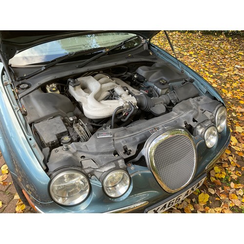 1 - A 2000 Jaguar S-Type four door saloon car, 3.0 litre V6 SE, petrol, five speed automatic, registrati... 