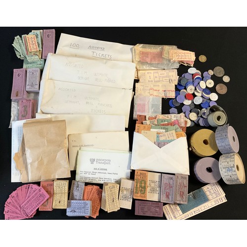 334 - Bus, Tram and Rail Tickets, Pre Decimal, Blackpool and other, used and unused