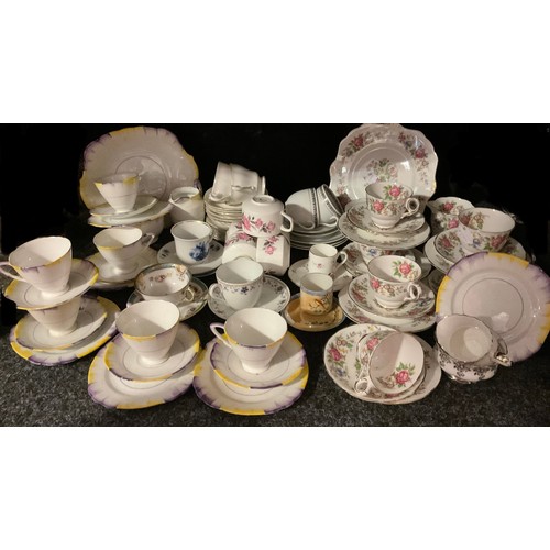 227 - Royal Staffordshire; Rochester pattern service for six; Royal Standard; Wedgwood Kutani Crane ware; ... 