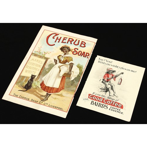 4262 - Advertising - a Cherub Soap rectangular pictorial advertising poster on heavy gauge paper, depicting... 