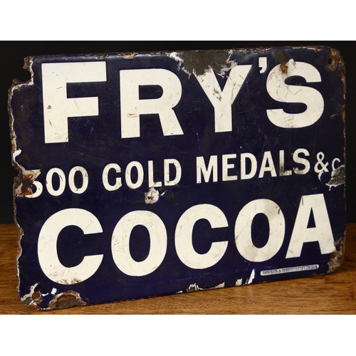 4273 - Advertising, Confectionery & Chocolate - a late 19th/early 20th century rectangular shaped enamel si... 