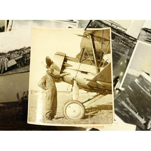 4289 - Aviation - a collection of 1930's and later press photographs, some with annotations and various sta... 