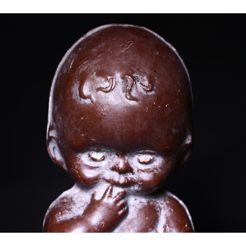 4261 - Advertising, Confectionery & Chocolate - a late 1920's/early 1930's moulded chocolate novelty, in th... 